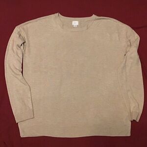 A New Day Lightweight Tan Sweater